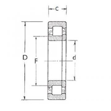 95 mm x 200 mm x 45 mm  FBJ NUP319 Rodamientos De Rodillos