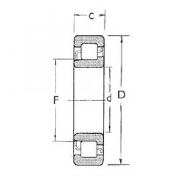 60 mm x 130 mm x 31 mm  FBJ NJ312 Rodamientos De Rodillos