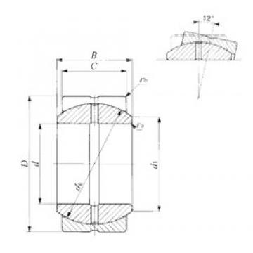 95,25 mm x 149,225 mm x 83,34 mm  IKO SBB 60 Rodamientos Deslizantes